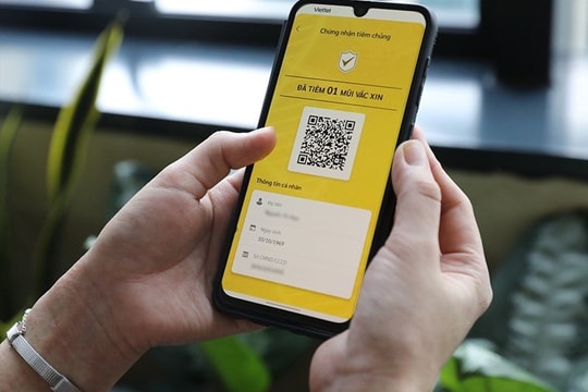 Gần 3,5 triệu người đã có chứng nhận tiêm vắc xin điện tử