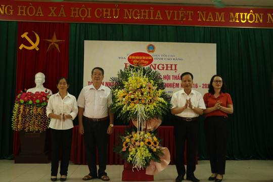 TAND tỉnh Cao Bằng triển khai công tác hội thẩm nhân dân nhiệm kỳ 2021 - 2026