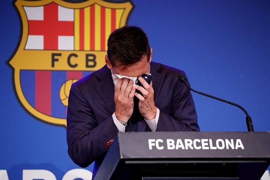 Bài phát biểu của Messi trong buổi họp báo chia tay Barca
