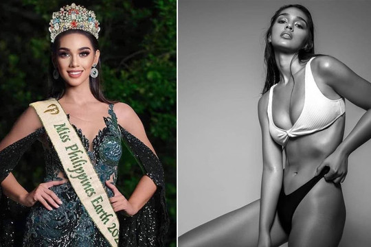 Vẻ ngoài nóng bỏng của tân Hoa hậu Trái đất Philippines 2021 đăng quang online