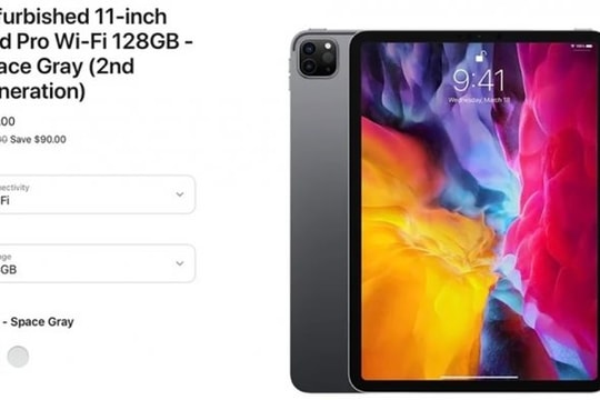 Apple chính thức bán iPad Pro 2020 tân trang, giá từ 609 USD