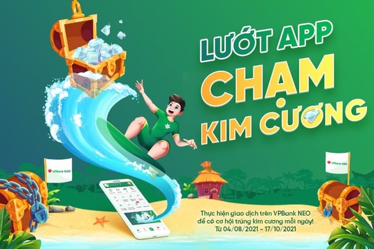 VPBank tặng bộ trang sức kim cương 100 triệu đồng cho khách hàng 
