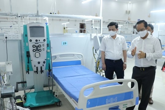 Long An đưa vào hoạt động Trung tâm Hồi sức tích cực điều trị Covid-19