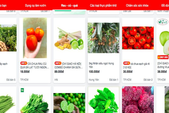 Sàn thương mại điện tử giúp nông sản Việt vượt “bão Covid-19” thành công