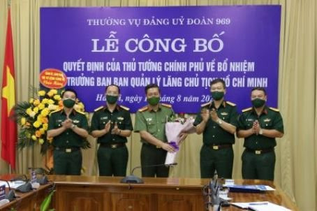 Ban Quản lý Lăng Chủ tịch Hồ Chí Minh có tân Phó Trưởng ban