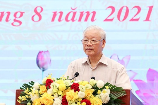 Tổng Bí thư: Đảng không đứng ngoài, đứng trên để lãnh đạo Mặt trận