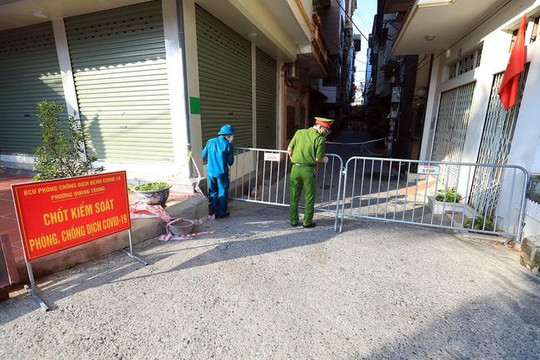 Hà Nội phong tỏa tạm thời một tổ dân phố ở quận Hà Đông