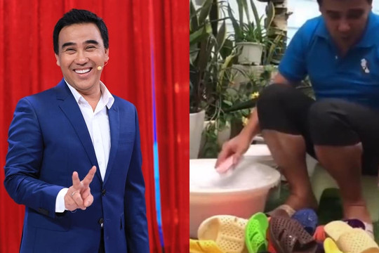Công bố gia tài có một không hai của nam MC giàu 'nứt đố đổ vách' trong showbiz: Không ngờ lại là hàng tá đôi dép tổ ong đa dạng