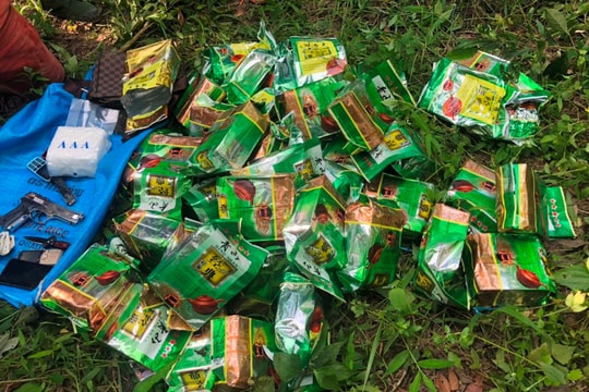 Nhóm đối tượng mang “hàng nóng” vận chuyển 46kg ma túy