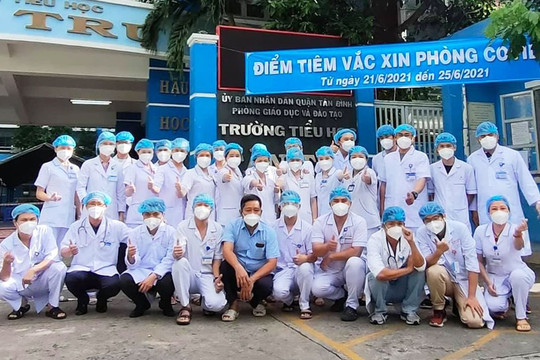 Thêm gần 3.000 nhân lực y tế chi viện TP. Hồ Chí Minh và các tỉnh Bình Dương, Long An, Đồng Nai