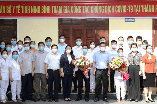 Ninh Bình tiếp tục “chia lửa” cho TP Hồ Chí Minh chống dịch Covid-19
