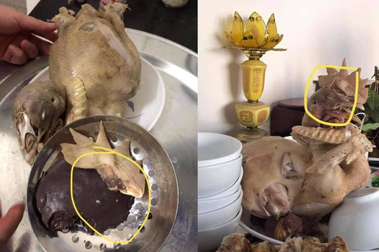 Nhờ chồng luộc hộ gà để cúng, nhìn vào thành quả cô vợ chỉ biết 'ôm bụng, lắc đầu'