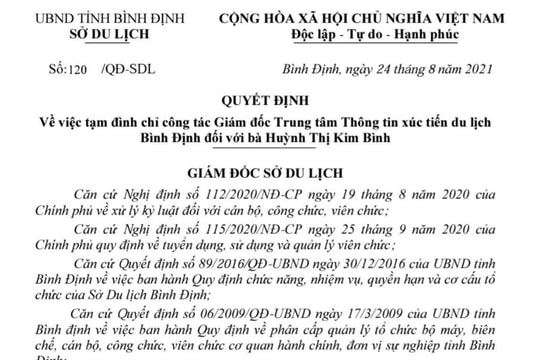 Vụ 2 quan chức đến sân golf giữa mùa dịch: Đình chỉ công tác một Giám đốc Trung tâm