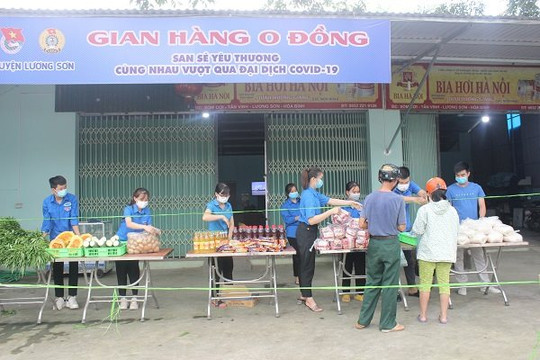 “Gian hàng 0 đồng” kết nối yêu thương
