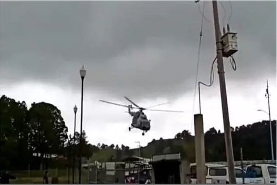 Máy bay trực thăng Mi-17 chở 20 người gặp nạn ở Mexico