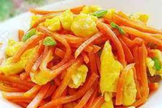 Cà rốt xào với thứ này, màu sắc và mùi thơm rất ngon, tăng cường thị lực, tăng cảm giác ngon miệng, tuyệt vời!