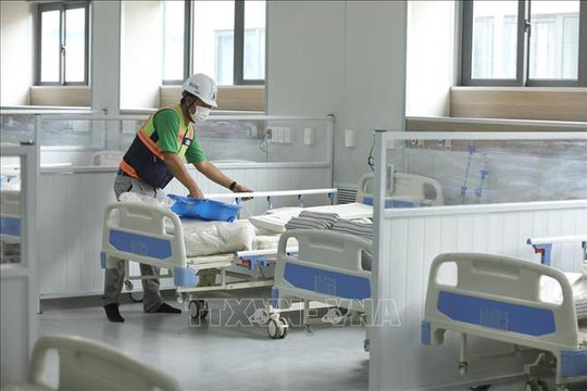 Khánh thành Bệnh viện điều trị người bệnh COVID-19 tại Hà Nội vào 31/8
