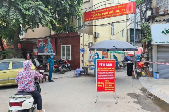 Hà Nội có thêm 45 ca dương tính với SARS-CoV-2, riêng Thanh Xuân 32 ca
