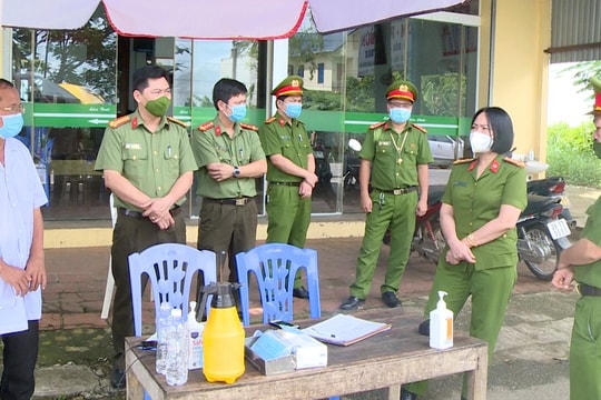 Hàng nghìn chiến sỹ công an Thanh Hóa làm đơn xung phong tuyến đầu chống dịch
