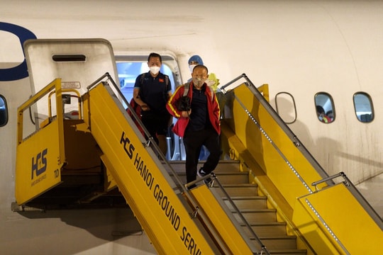 Bamboo Airways bay thẳng Saudi Arabia đưa đội tuyển Việt Nam về nước sau trận đấu vòng loại 3 World Cup 2022