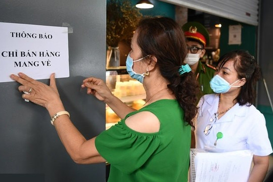 Hà Nội: "Vùng xanh" ở Gia Lâm cho phép hàng quán bán đồ ăn mang về