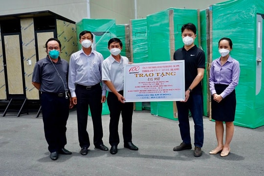 Hiệp hội Nhà vệ sinh Việt Nam vận động gần 15 tỷ đồng tài trợ cho công tác phòng chống dịch tại Bình Dương
