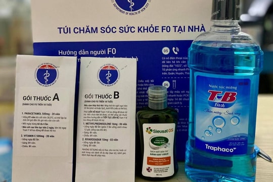 Túi thuốc an sinh - Túi thuốc hy vọng cho các bệnh nhận F0 điều trị tại nhà