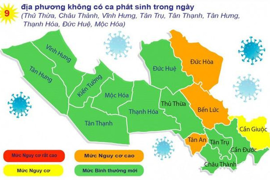 Long An không còn "vùng đỏ" sau gần 2 tháng siết chặt các giải pháp phòng dịch 