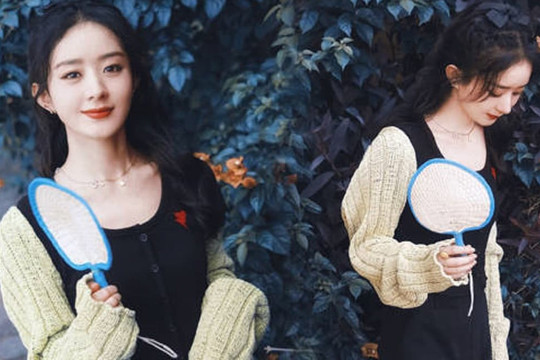 Triệu Lệ Dĩnh hóa nàng tiên trong vườn, yêu kiều, đẹp như tranh vẽ, bảo sao mới ly hôn đã nhiều thiếu gia theo đuổi