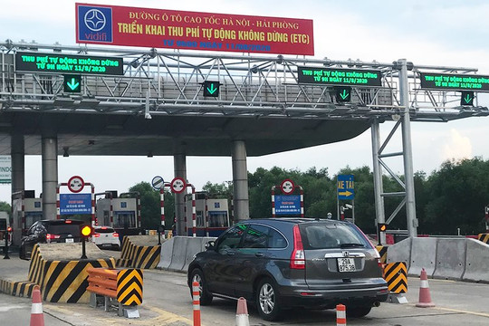 Cao tốc Hà Nội - Hải Phòng bắt đầu thu phí trở lại