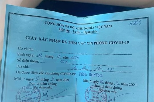 Đình chỉ Phó Chủ tịch UBND phường sau vụ khoe tiêm vắc xin nhờ “xin ông anh”