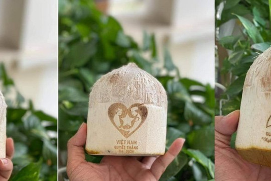 400 đòn bánh tết và 4 tấn dừa được bà con xã Thạch Ngãi tặng tuyến đầu chống dịch
