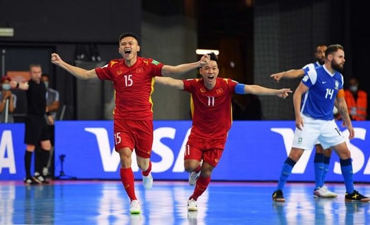 Đội tuyển futsal Việt Nam thua đậm Brazil 1-9 