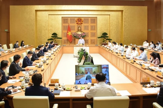 Thủ tướng và lãnh đạo bộ, ngành giải đáp, làm rõ kiến nghị của doanh nghiệp Hàn Quốc tại Việt Nam