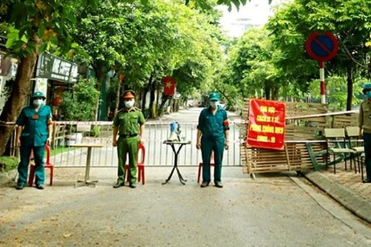 Hà Nội: Thiết lập vùng cách ly y tế tại phường Thổ Quan