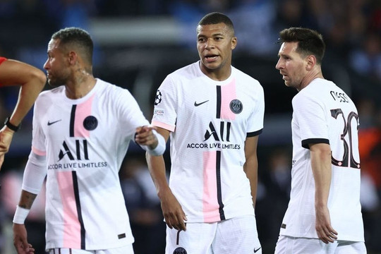 PSG bị đặt dấu hỏi sau trận hòa thất vọng trước Club Brugge