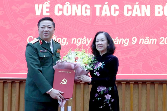 Bộ Chính trị điều động Trung tướng Trần Hồng Minh làm Bí thư tỉnh Cao Bằng