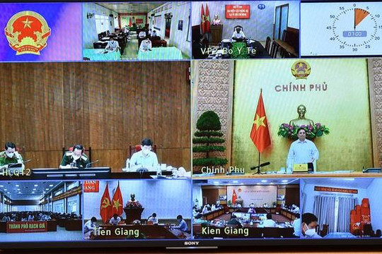 Thủ tướng: Chậm nhất đến 30/9, tỉnh Kiên Giang và Tiền Giang phải kiểm soát được dịch bệnh