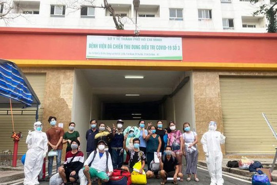TP.HCM: Hơn 6.200 bệnh nhân Covid-19 tại BV dã chiến số 3 được xuất viện