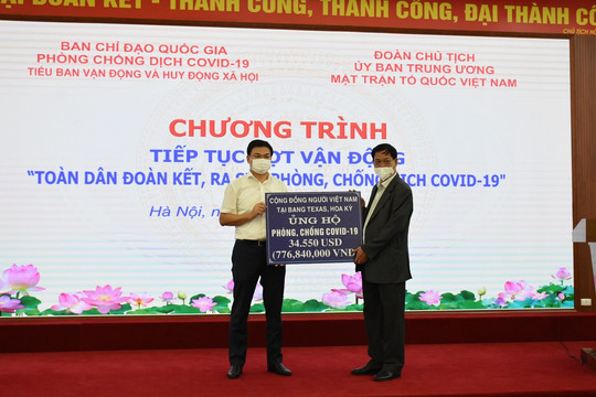 Kiều bào tiếp tục hướng "triệu trái tim nhân ái" về Tổ quốc trong cuộc chiến chống Covid-19