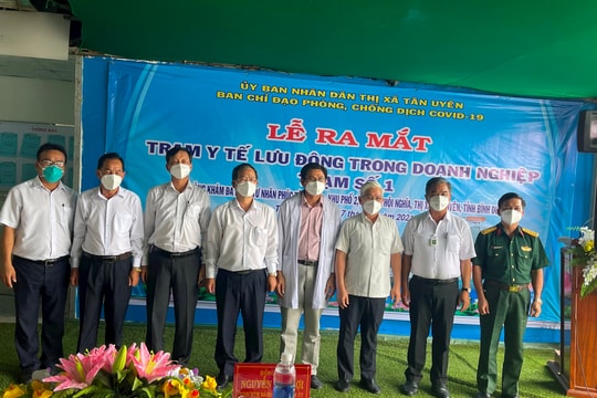 Bình Dương thành lập Trạm y tế lưu động trong doanh nghiệp
