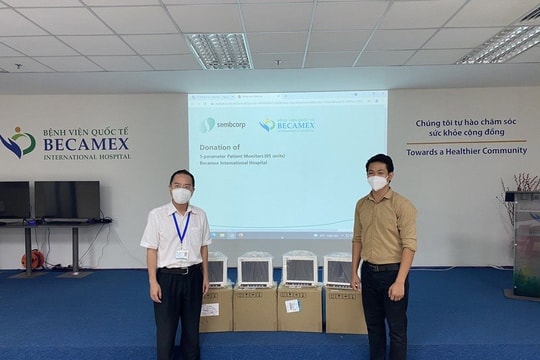 Bình Dương tiếp nhận tài trợ phòng chống dịch Covid-19 từ Tập đoàn Sembcorp (Singapore)
