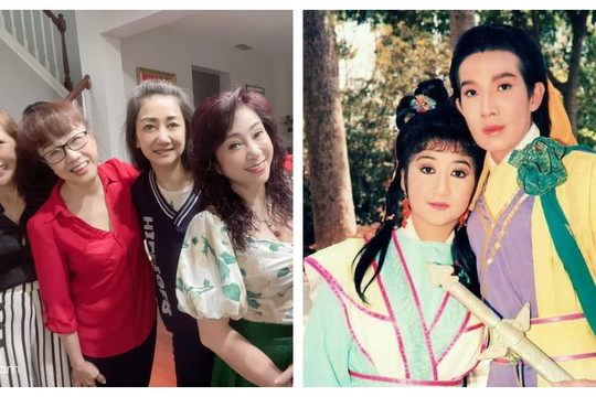 Dàn người yêu tài sắc của 'Ông hoàng cải lương' Vũ Linh hội ngộ trong lễ cúng tổ ở hải ngoại