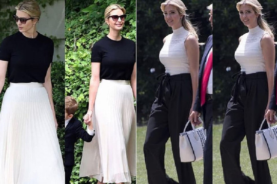 Quy tắc ăn mặc của con gái Donald Trump - Ivanka: Váy lưng cao cổ điển nhất, tôn lên vòng eo con kiến và tỷ lệ siêu mẫu!