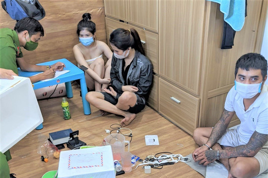 Đà Nẵng: Nhóm thanh niên thuê phòng trọ mở tiệc ma túy