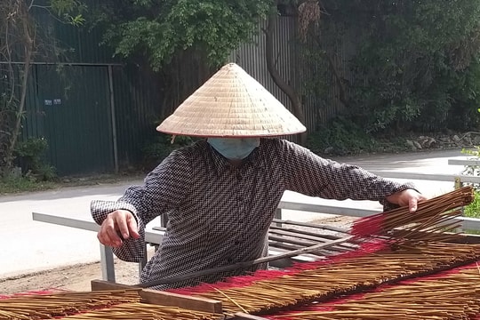 Làng tăm hương Quảng Phú Cầu phục hồi sản xuất sau giãn cách