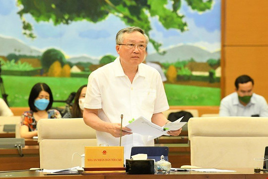 Trình Bộ Chính trị xin ý kiến về tổ chức phiên tòa trực tuyến
