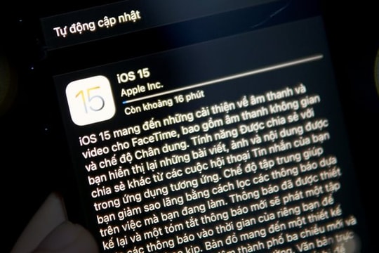 Apple phát hành iOS 15