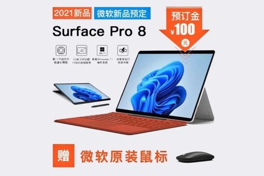 Microsoft Surface Pro 8 lộ diện