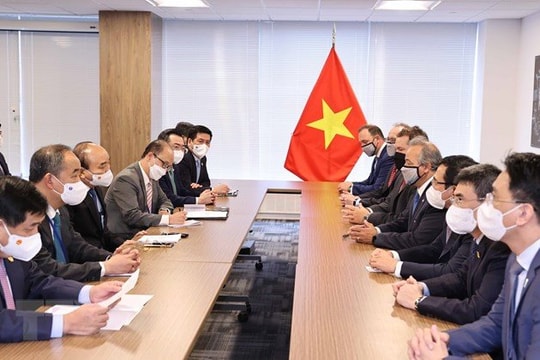 Chủ tịch nước Nguyễn Xuân Phúc tiếp các hiệp hội, nhà đầu tư Hoa Kỳ